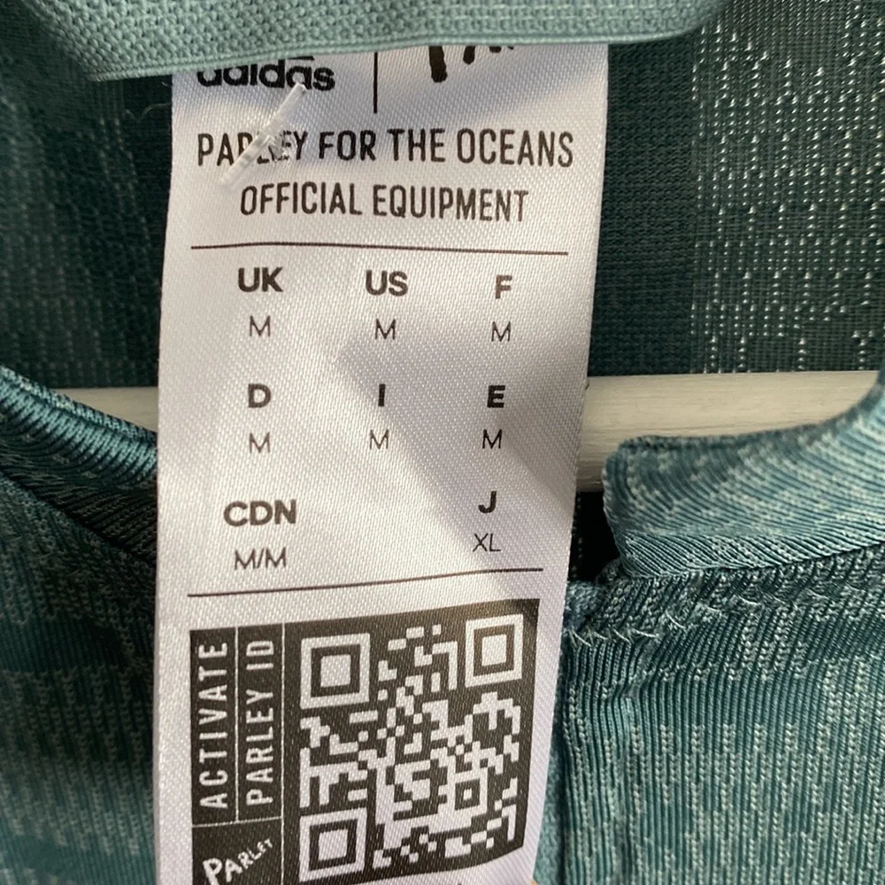 Adidas Cycling Jersey PARLEY Tech breathable Size m - Picture 11 of 14